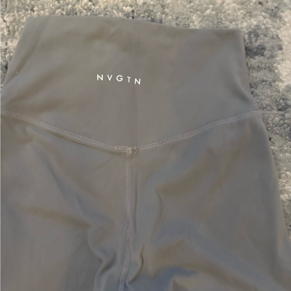 NVGTN Grey 7/8 Compression Leggings, SZ XS - Picture 3 of 6